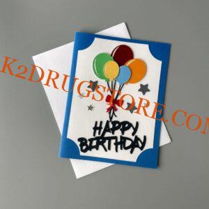 K2 Spray On Birthday Cards